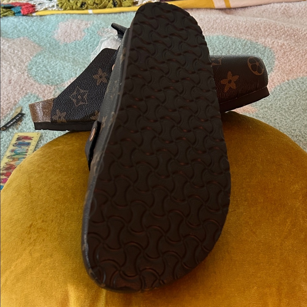 Brown Monogram Clogs NWOB - Picture 6 of 14